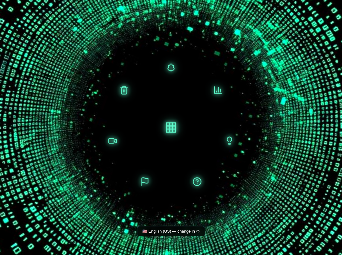 The Matrix landing — choose your door