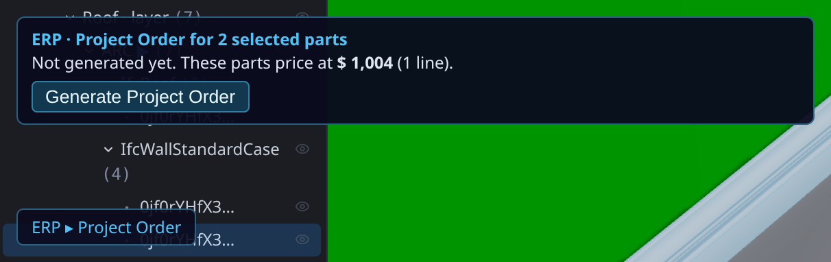 Panel: not generated yet, these parts price at $ 1,004