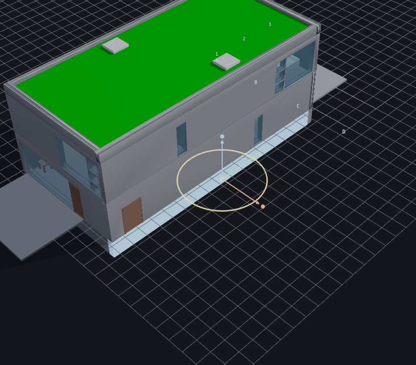 After Ctrl+Z: the wall is back and the history slider has stepped back